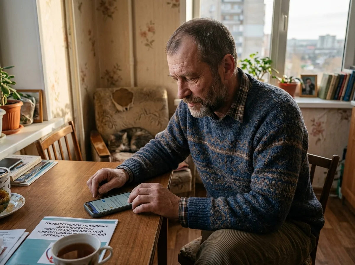 Аватар мужчины средних лет, обычный житель Волгограда, оставившего отзыв о наркологической службе